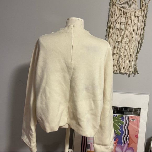 & Other Stories Oversized Pearl decoration knit sweater - Picture 3 of 5